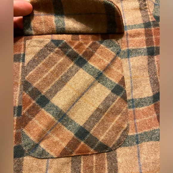 Pendleton the original boardshirt 100% virgin wool ranger plaid Large - Picture 9 of 13